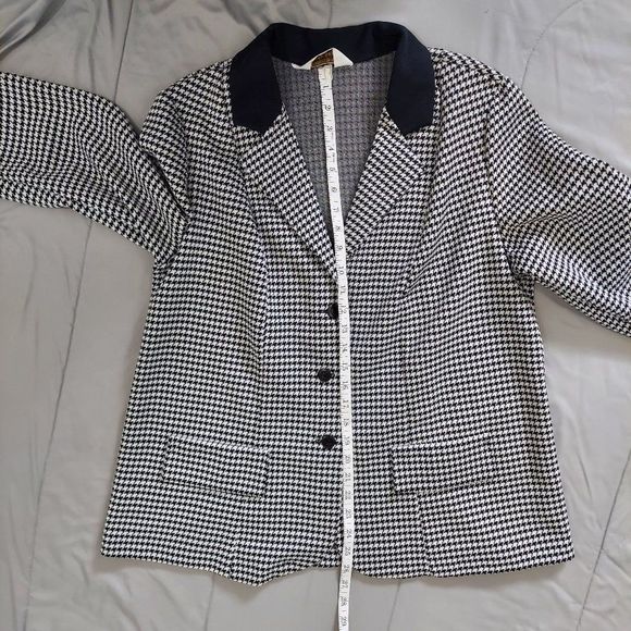 Vintage JCPenney Houndstooth Blazer Jacket - Picture 8 of 11